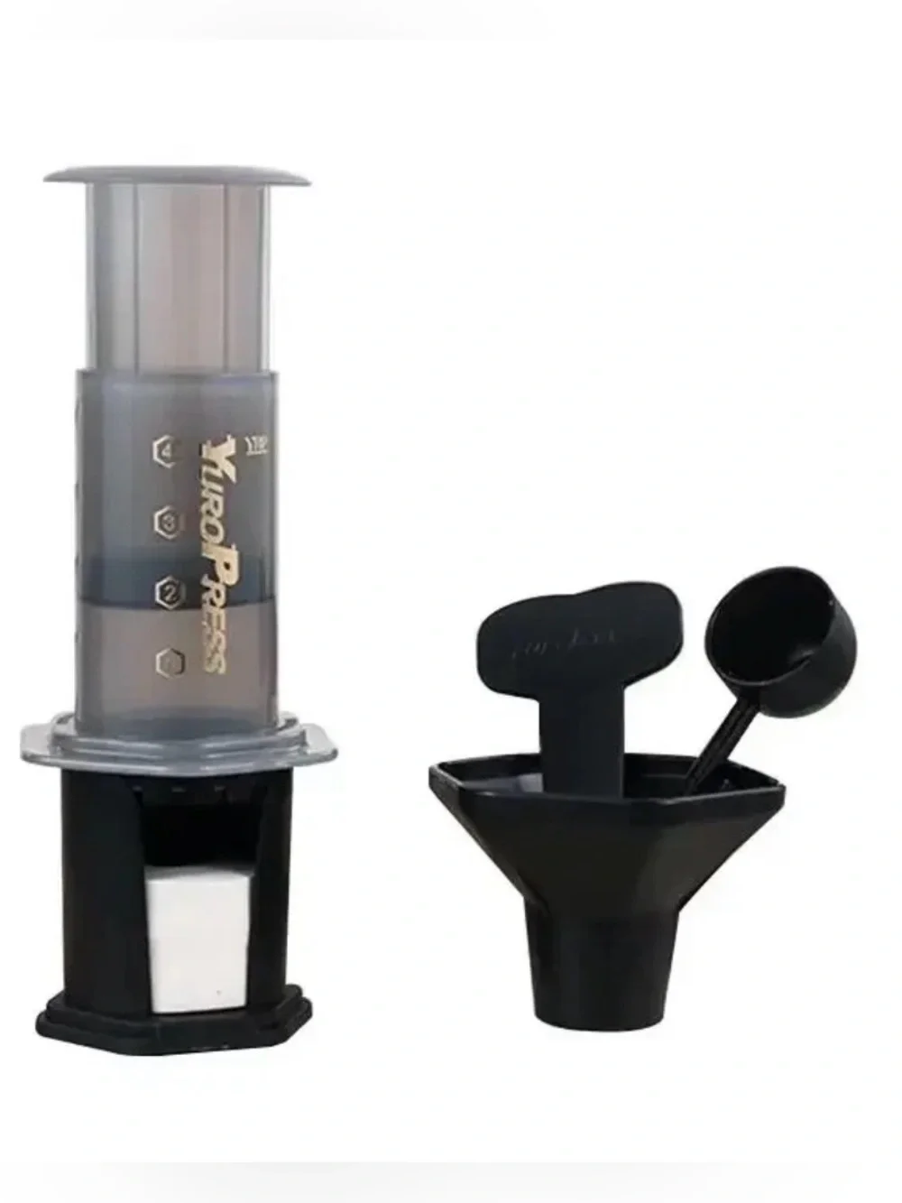 Portable French Press Coffee Maker 240ml – Espresso Anywhere Anytime 🌍